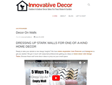 Tablet Screenshot of innovativedecor.net